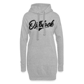 osten ostblock ossi ddr mauer retro vintage shirt - Hoodie-Kleid - Grau meliert - Vorne