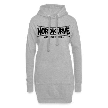 Nordkurve Gelsenkirchen | Farbe änderbar - Hoodie-Kleid - Grau meliert - Vorne