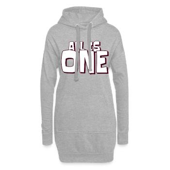 Bien-être Sagesse - Sweat-shirt à capuche long Femme - gris chiné - Devant