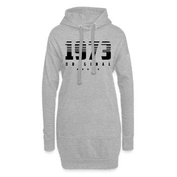 Geboren 1973 das Original - Hoodie-Kleid - Grau meliert - Vorne