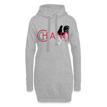 Chianti - Hoodie-Kleid - Grau meliert - Vorne