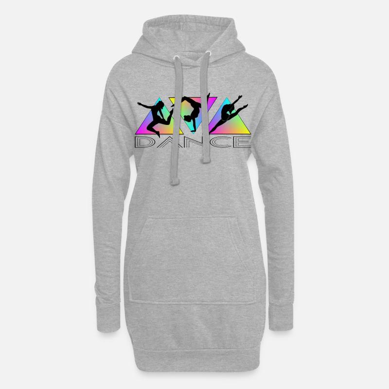 Dance - Hoodie-Kleid - Grau meliert