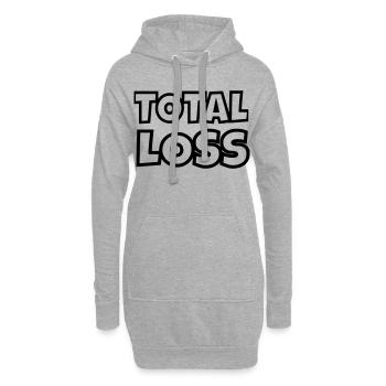 Totalschaden # - Hoodie-Kleid - Grau meliert - Vorne
