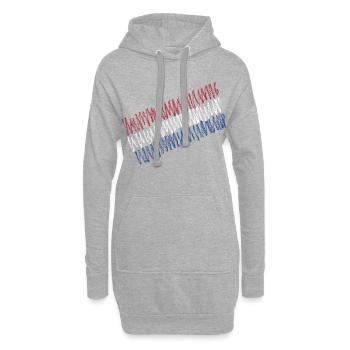 Niederlande - Hoodie-Kleid - Grau meliert - Vorne