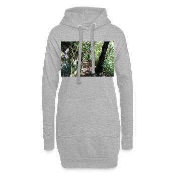 Madeira Portugal Poster - Hoodie-Kleid - Grau meliert - Vorne