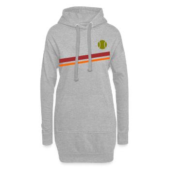 Padel Tennis Vintage - Hoodie Dress - heather grey - Front