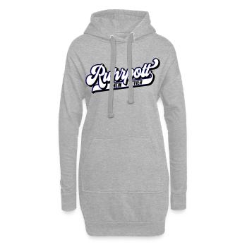 Farben änderbar | Ruhrpott Mein Revier - Hoodie-Kleid - Grau meliert - Vorne