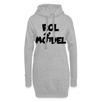 Jeder Rollstuhlfahrer ist ein Vorbild # - Hoodie-Kleid - Grau meliert - Vorne