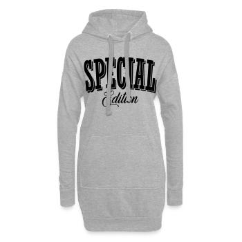 special edition tuner shirt - Hoodie-Kleid - Grau meliert - Vorne
