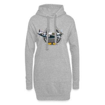 Mosquito - Hoodie-Kleid - Grau meliert - Vorne