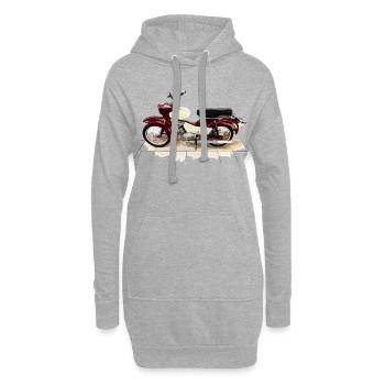 Simson - Star - Hoodie-Kleid - Grau meliert - Vorne