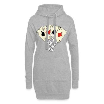 Tödliches Spiel - Hoodie-Kleid - Grau meliert - Vorne
