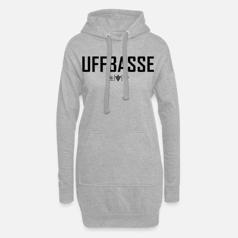 Uffbasse - Hoodie-Kleid - Grau meliert