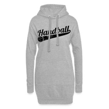 Handball - Sweat-shirt à capuche long Femme - gris chiné - Devant
