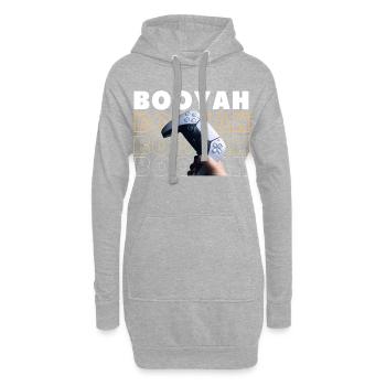 Design von Gaming-Inhalten mit VR-Controller - Hoodie-Kleid - Grau meliert - Vorne