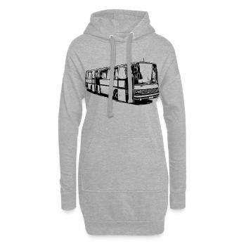 Setra Bus Setra S215 UL - Hoodie-Kleid - Grau meliert - Vorne