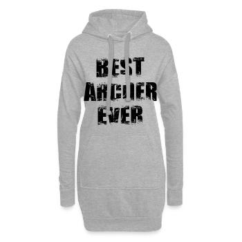 Best Archer - Hoodie-Kleid - Grau meliert - Vorne