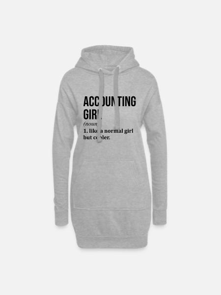 Buchhalter Buchhalter Buchhalter Buchhalter - Hoodie-Kleid - Grau meliert