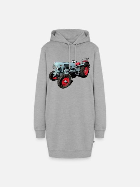 Eicher Tiger EM 235 - Hoodie-Kleid - Grau meliert
