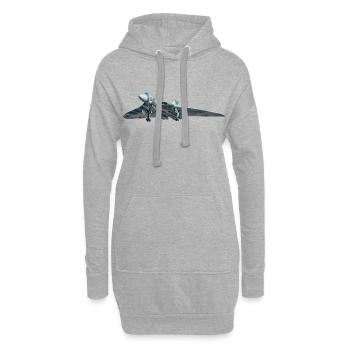 Vulcan - Hoodie-Kleid - Grau meliert - Vorne