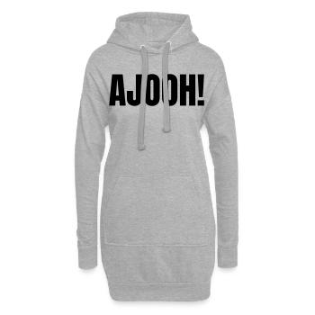 Ajooh - Hoodie-Kleid - Grau meliert - Vorne