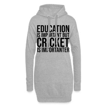 Cricket Cricket Cricket - Hoodie-Kleid - Grau meliert - Vorne