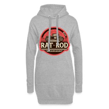 Chemise Ratsking Ratlook – Style rustique personnalisé - Sweat-shirt à capuche long Femme - gris chiné - Devant
