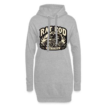 Chemise Ratsking Ratlook – Style rustique personnalisé - Sweat-shirt à capuche long Femme - gris chiné - Devant
