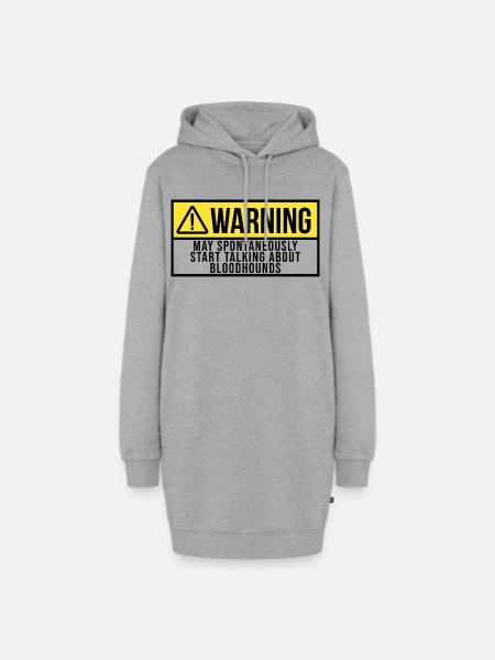 Bloodhound Bloodhound Bloodhound - Hoodie-Kleid - Grau meliert