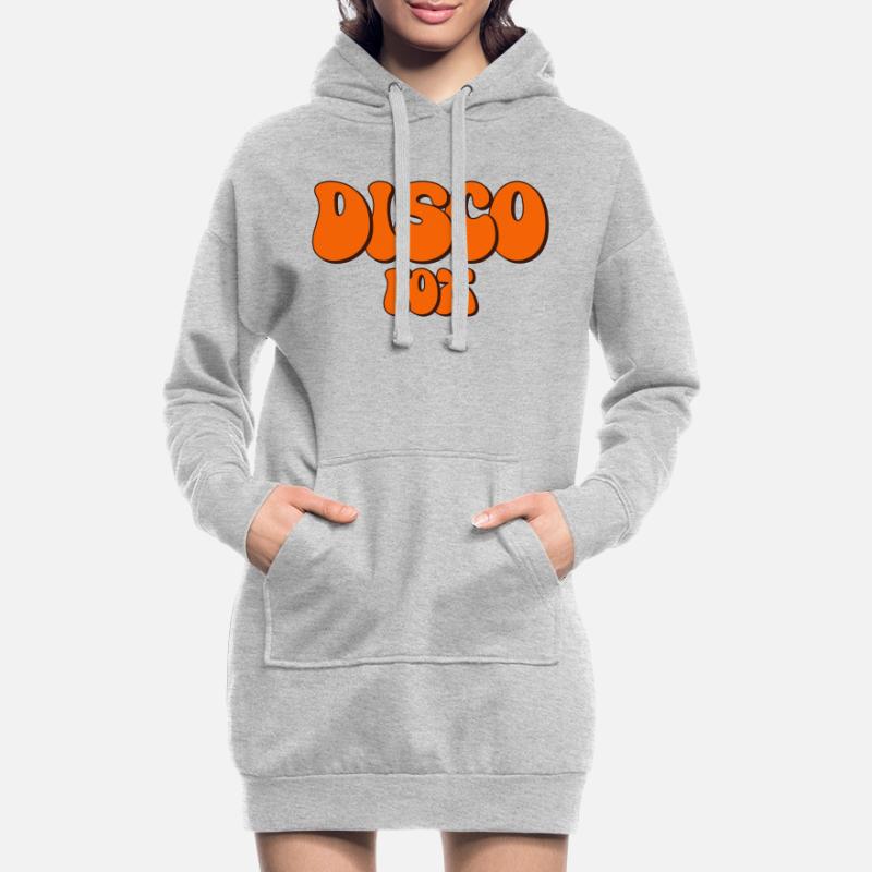 Disco Fox Dance Danseuse Discothèque Discofox Dancing Sweat-shirt à capuche long Femme