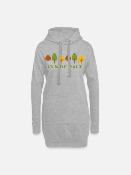 Fuchsloch - Hoodie-Kleid - Grau meliert