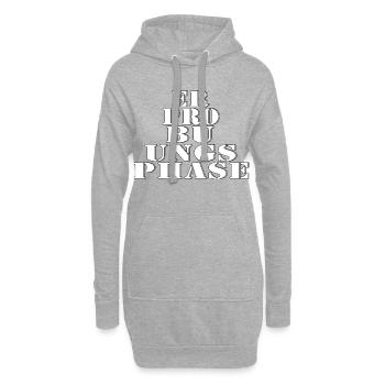 Erprobungsphase - Hoodie-Kleid - Grau meliert - Vorne