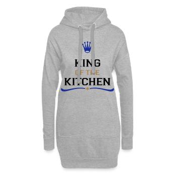 Cadeaux amusants pour hommes - Sweat-shirt à capuche long Femme - gris chiné - Devant