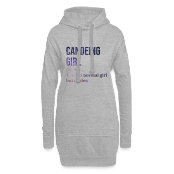 Kanu Kanu Kanu Kanu Fahren - Hoodie-Kleid - Grau meliert - Vorne