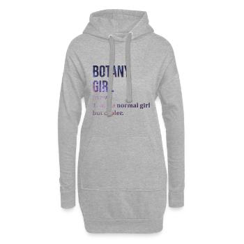 Botanik - Hoodie-Kleid - Grau meliert - Vorne