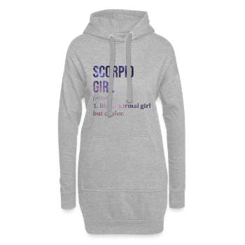 Skorpion Skorpion Skorpion - Hoodie-Kleid - Grau meliert - Vorne
