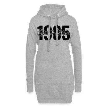 Edition limitée 1985 - Sweat-shirt à capuche long Femme - gris chiné - Devant