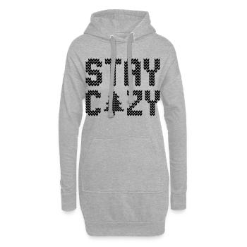 Noël douillet - Sweat-shirt à capuche long Femme - gris chiné - Devant