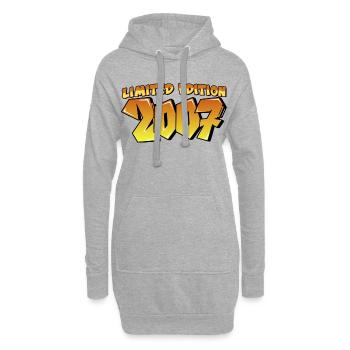 Edition limitée 2007 Graffiti Birthday Party - Sweat-shirt à capuche long Femme - gris chiné - Devant