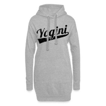 Yogini - Hoodie-Kleid - Grau meliert - Vorne