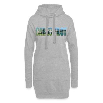 Cargo pilot DC-3 - Hoodie-Kleid - Grau meliert - Vorne