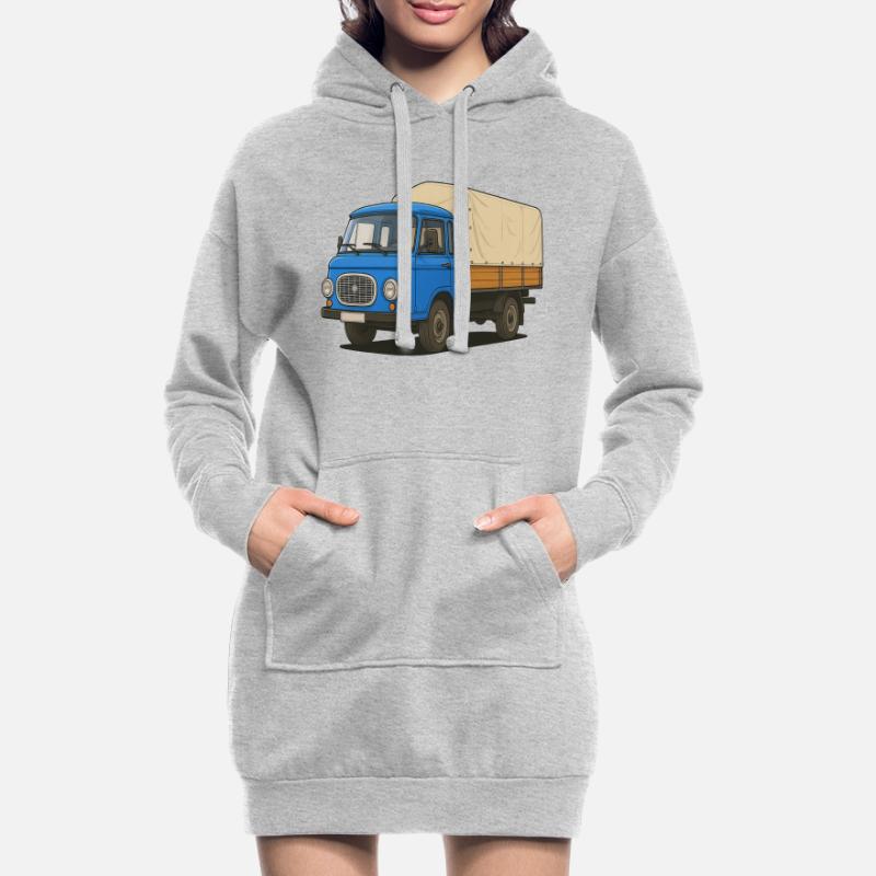 Ost-Pritsche Hoodie-Kleid