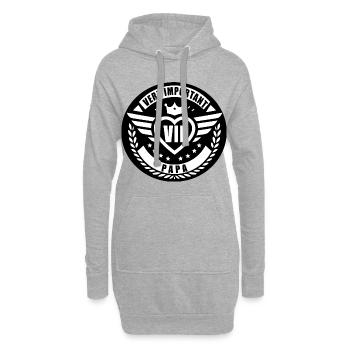 VIP - Hoodie-Kleid - Grau meliert - Vorne