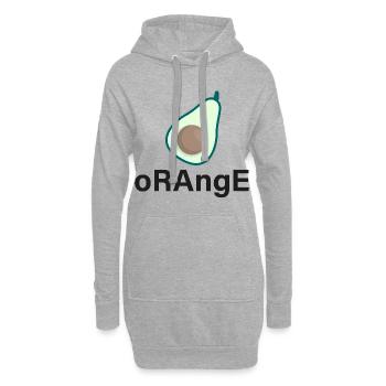 CRAZY FRUITS Kollektion - Hoodie-Kleid - Grau meliert - Vorne