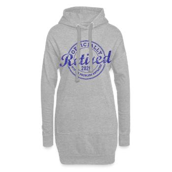 Officiellement retraité 2026 Ce n’est plus mon problème - Sweat-shirt à capuche long Femme - gris chiné - Devant