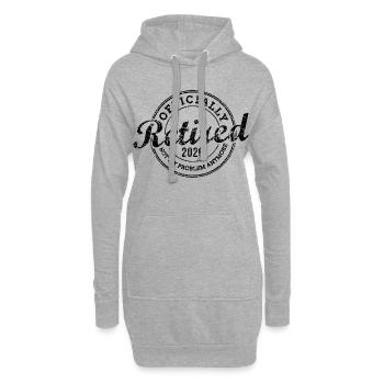 Officiellement retraité 2026 Ce n’est plus mon problème - Sweat-shirt à capuche long Femme - gris chiné - Devant