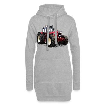 Rural Legend Red - Hoodie-Kleid - Grau meliert - Vorne