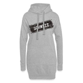 Suisse - Sweat-shirt à capuche long Femme - gris chiné - Devant