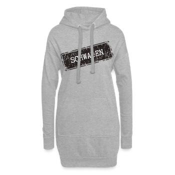Schwaben - Hoodie-Kleid - Grau meliert - Vorne