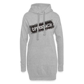 Offenbach Musikfestival Design - Hoodie-Kleid - Grau meliert - Vorne